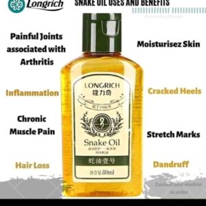 Longrich snake oil gel serum benefits