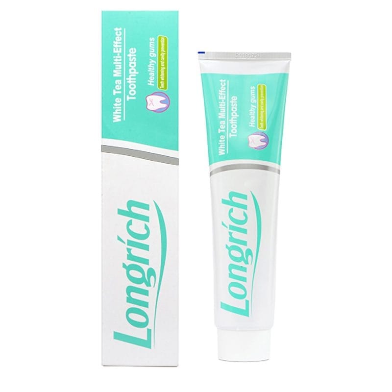 longrich non flouride white tea toothpaste